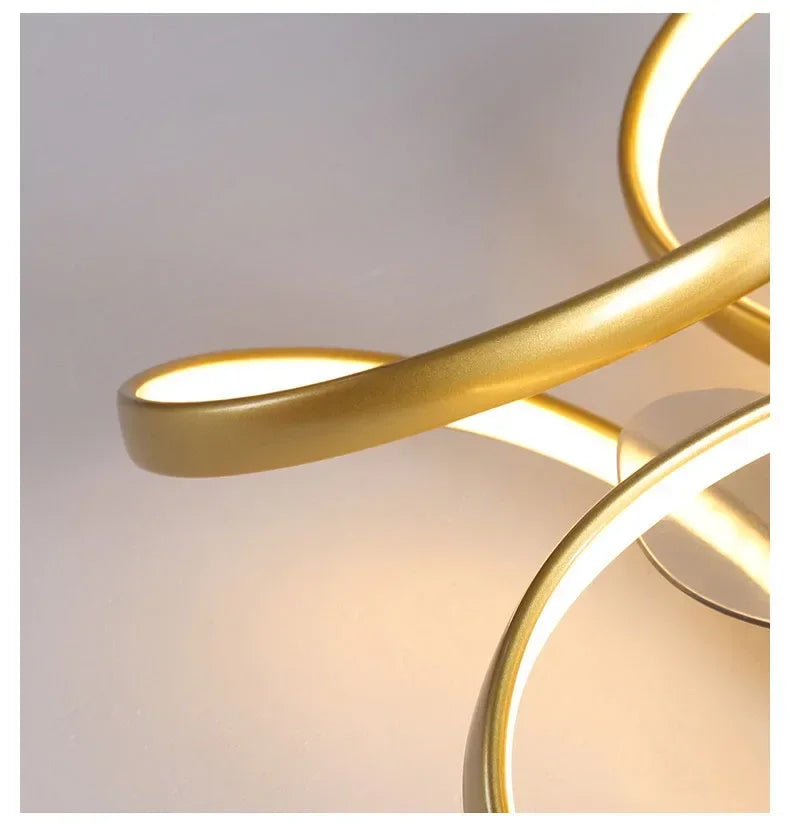 Smart Nordic ceiling fan with LED light, dimmable and silent, with remote control. Bedroom lighting