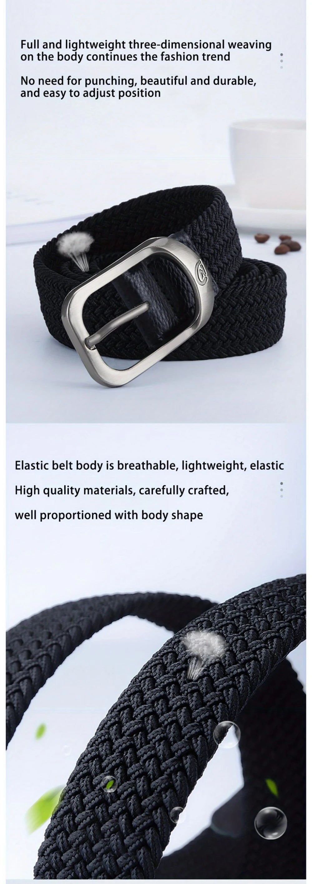 Unisex casual and modern belt in various colors
