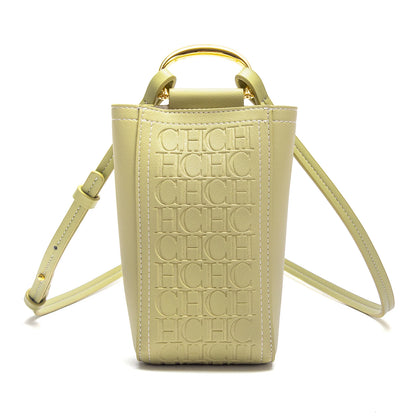 Women's crossbody bag, solid color, for cell phone and credit cards