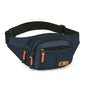 Multifunctional unisex waist bag with large capacity and waterproof properties