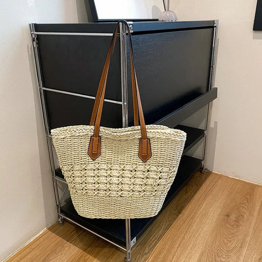 Classic women's handbag, crafted from premium leather with an elegant finish