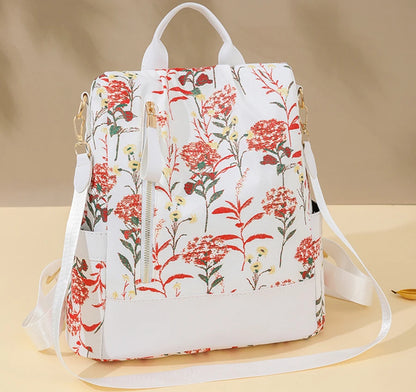 Women's Leather Backpack with Anti-Theft Design – Multifunctional and High-Capacity