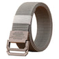 Elegant, casual, tactical men's belt in nylon fabric, military style, to wear with jeans