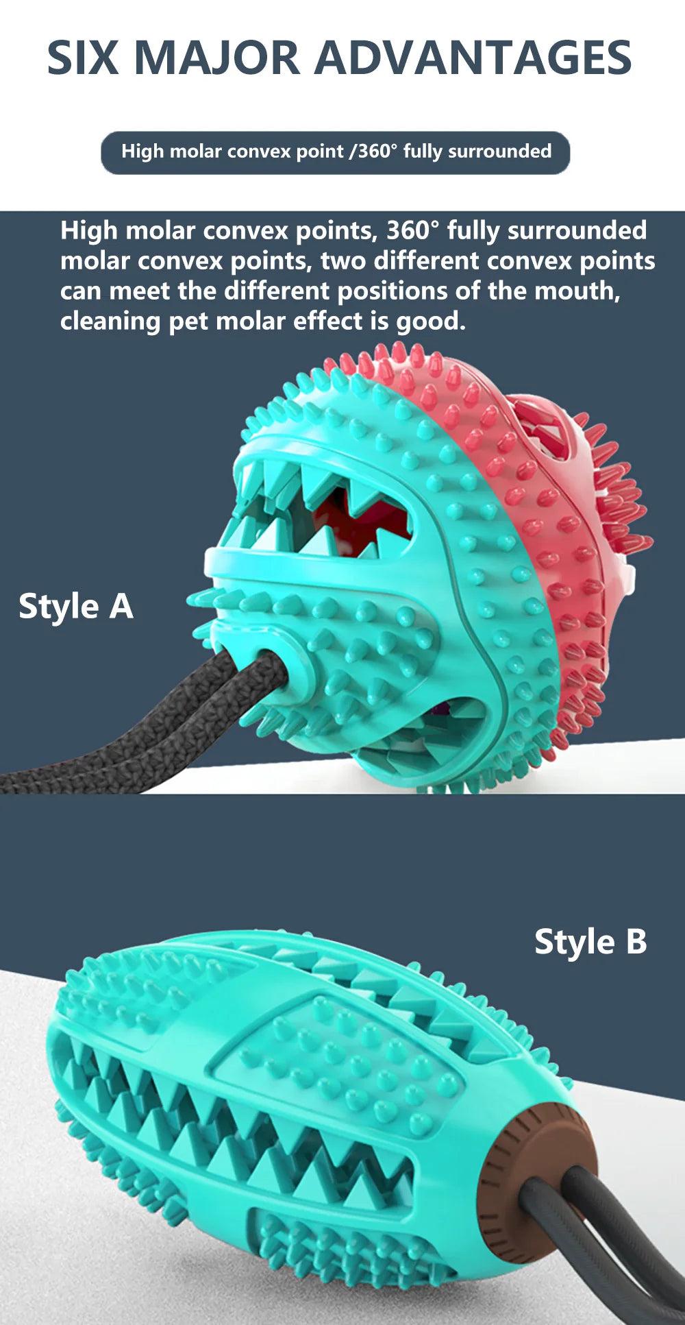 Interactive silicone toy with suction cup for dogs, ideal for chewing and cleaning teeth