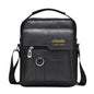 Men's crossbody bag with zipper closure, made of synthetic leather and with ample storage capacity