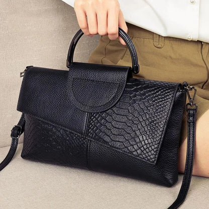 High-Quality Soft Leather Women's Bag (Crossbody/Shoulder/Handheld) – Modern and Sophisticated Design