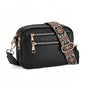 Classic retro multifunctional women's handbag, with shoulder and crossbody strap, zipper closure, small and square shape