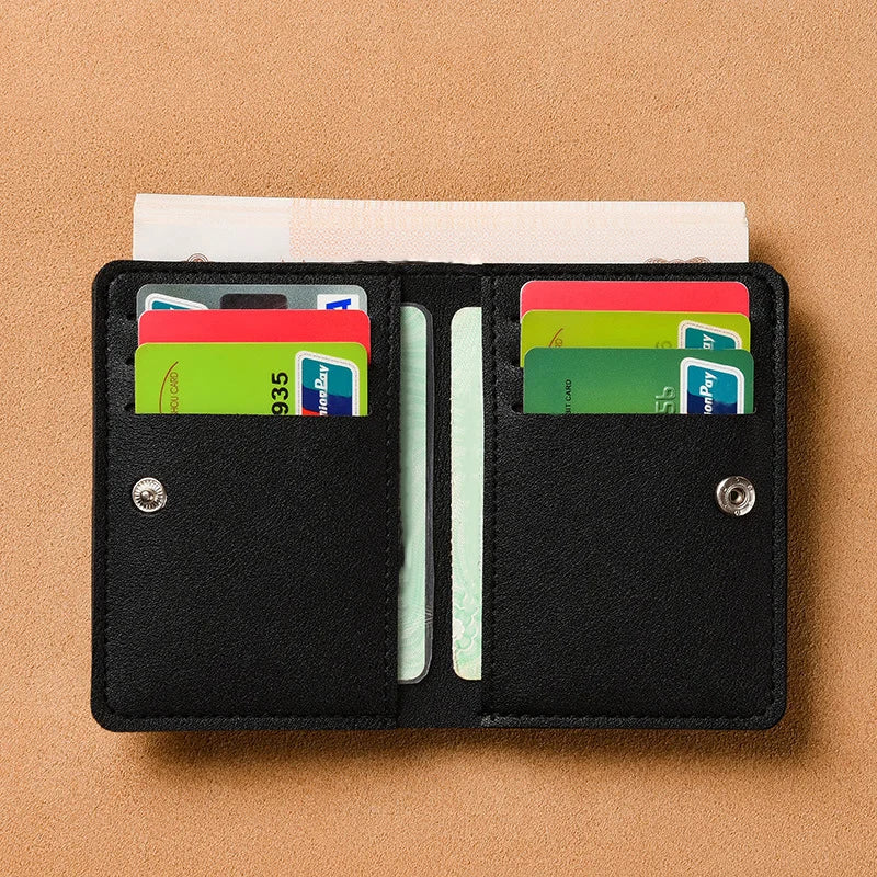 Small women's wallet with card slots and ultra-lightweight design.