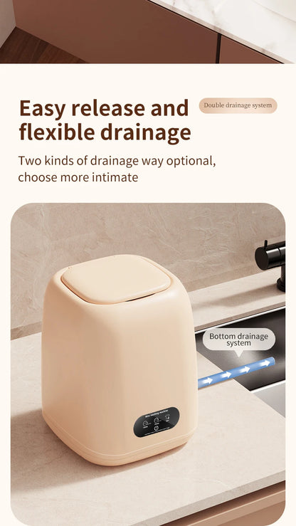 Fully Automatic Portable Mini Washer with Spin-Dry Function (220V) for Underwear and Children's Clothing