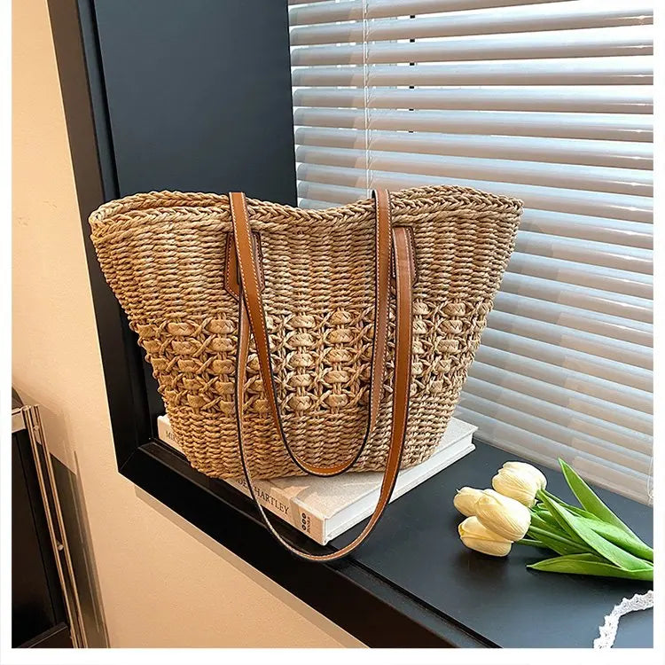 Classic women's handbag, crafted from premium leather with an elegant finish