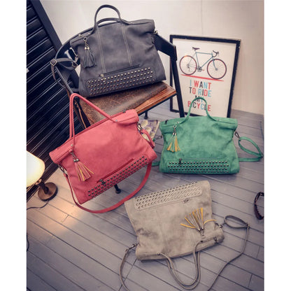 High-quality women's leather handbag