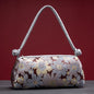 Women's shoulder/handbag in embroidered silk