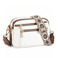 Classic retro multifunctional women's handbag, with shoulder and crossbody strap, zipper closure, small and square shape