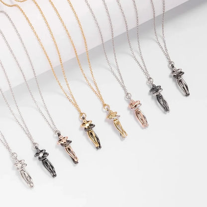 Love Symbol Hug Pendant Necklace – Sophisticated and Elegant