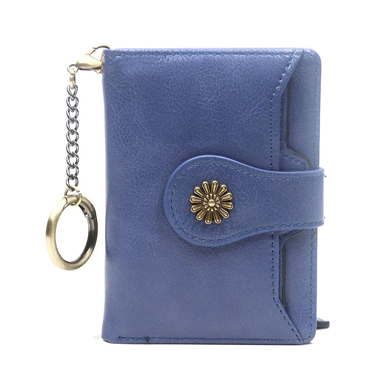 Retro leather women's wallet