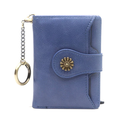 Retro leather women's wallet