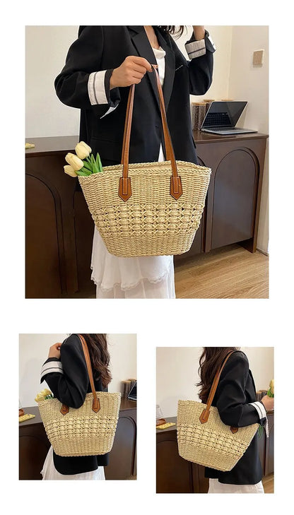 Classic women's handbag, crafted from premium leather with an elegant finish