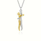 Love Symbol Hug Pendant Necklace – Sophisticated and Elegant