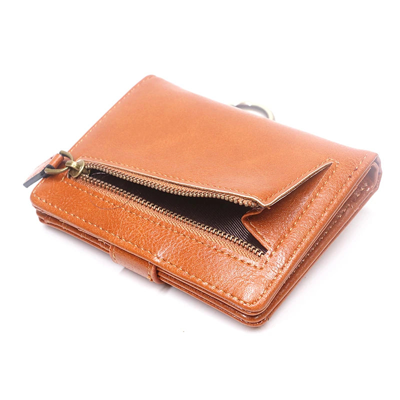 Retro leather women's wallet