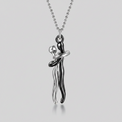 Love Symbol Hug Pendant Necklace – Sophisticated and Elegant
