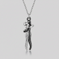 Love Symbol Hug Pendant Necklace – Sophisticated and Elegant