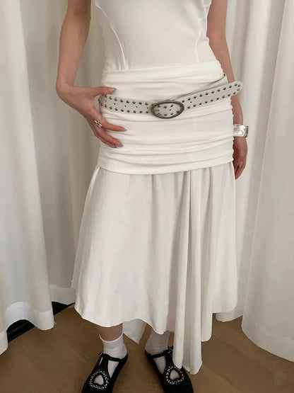 Bohemian women's belt with rivets, sophisticated and exclusive design