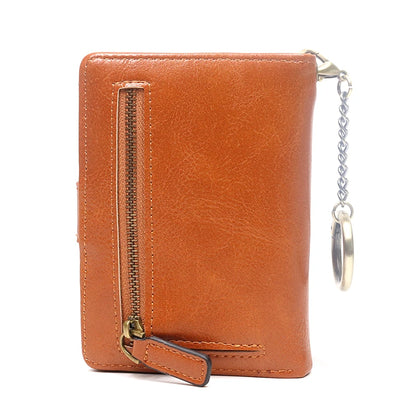 Retro leather women's wallet