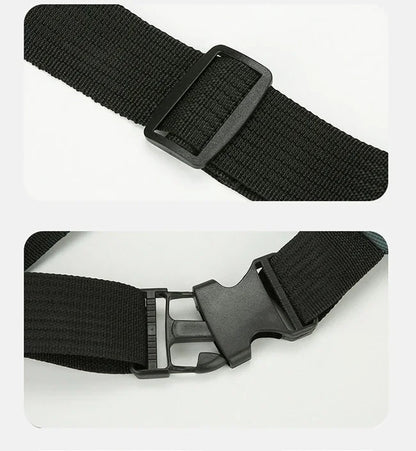 Multifunctional unisex waist bag with large capacity and waterproof properties