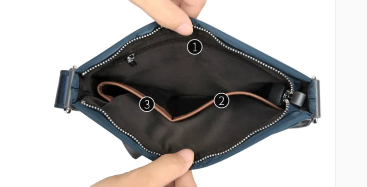 High-quality men's shoulder bag, multifunctional and with ample capacity