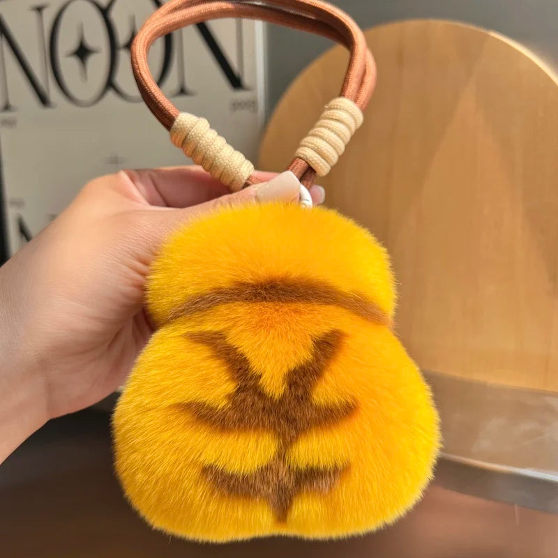 Genuine Rabbit Fur Keychain - Beautiful and cute bag charm