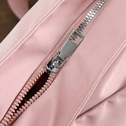 Bolsa de ombro de grande capacidade para mulheres, bolsa casual de nylon durável com vários bolsos, sacola de viagem leve