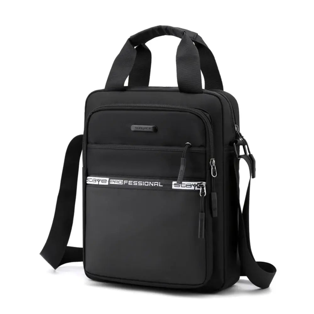 High-capacity, high-quality men's shoulder bag, made of waterproof and multifunctional Oxford fabric