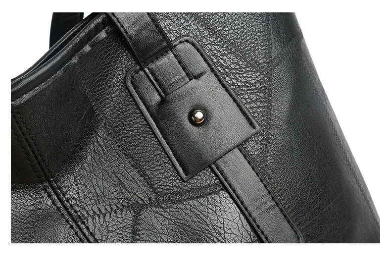 Stylish and elegant women's square tote bag with a horizontal zipper, suitable for carrying by hand or on the shoulder