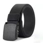 Men's casual canvas belt for outdoor activities, tactical nylon, sports