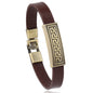 Vintage leather bracelet for men