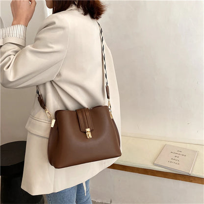 Vintage women's leather handbag