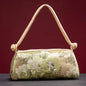 Women's shoulder/handbag in embroidered silk