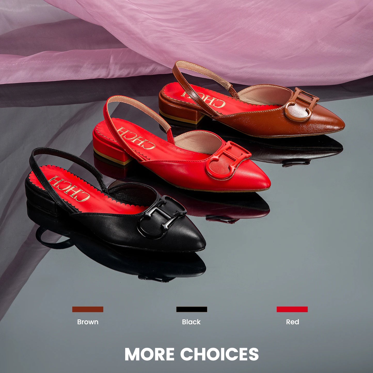 Women's shoe, pointed toe style, elegant