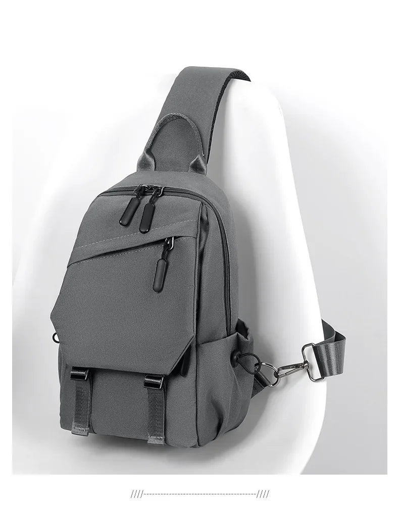 Men's single shoulder crossbody backpack, handheld, for outdoor activities, gym