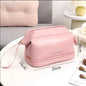 A sophisticated, portable, and large toiletry bag for cosmetics or personal hygiene items.