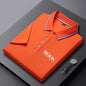 Men's short-sleeved polo shirt, casual and comfortable
