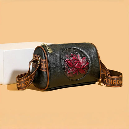 Women's soft leather handbag