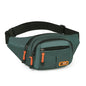 Multifunctional unisex waist bag with large capacity and waterproof properties