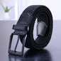Men's canvas belts, tactical military style, with metal buckle