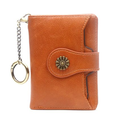 Retro leather women's wallet