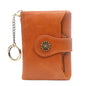 Retro leather women's wallet