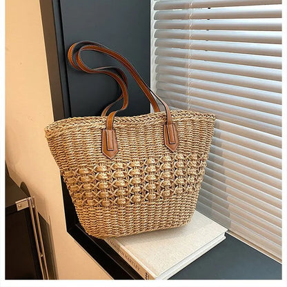 Classic women's handbag, crafted from premium leather with an elegant finish