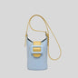 Women's handbag in premium leather, with an elegant vintage style