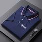 Men's short-sleeved polo shirt, casual and comfortable