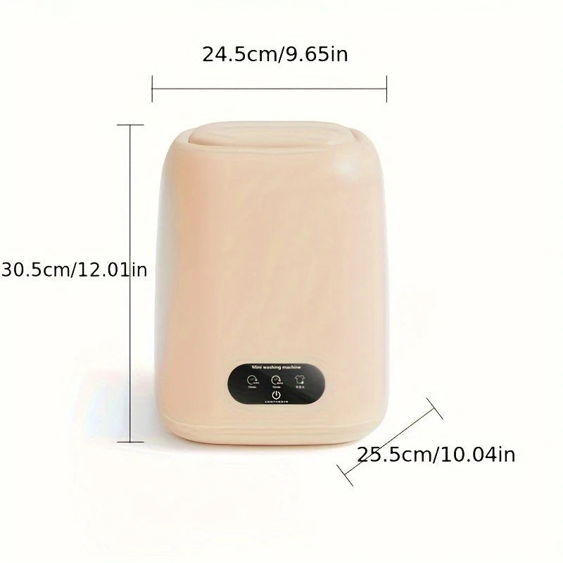 Fully Automatic Portable Mini Washer with Spin-Dry Function (220V) for Underwear and Children's Clothing